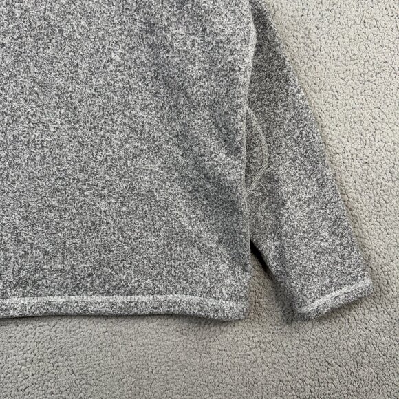 The North Face Sweater Mens XXL 1/4 Zip Pullover Gray Fleece Lined High Neck - Picture 7 of 15
